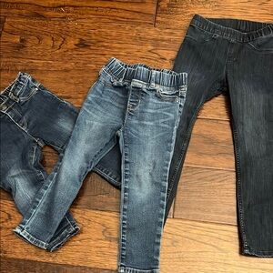 Stylish Kids Denim Jeans - Blue and Black